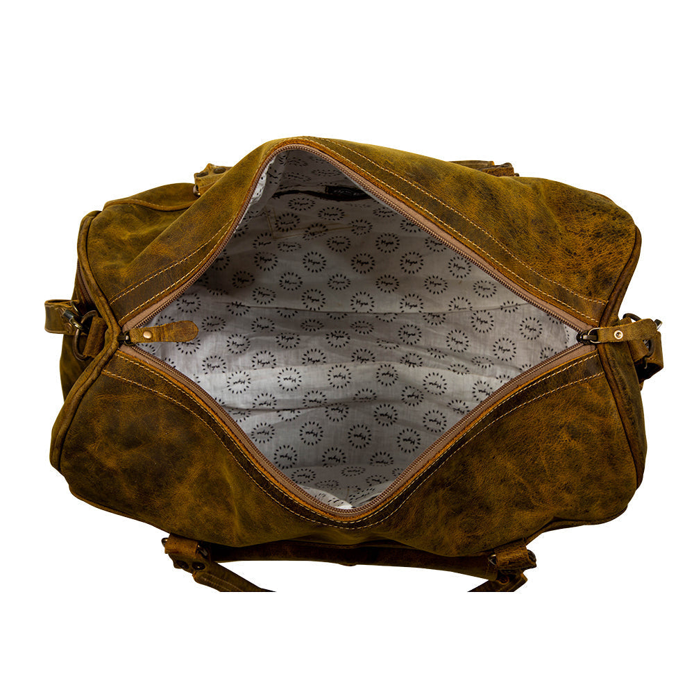 San Angelo Leather Traveler Bag