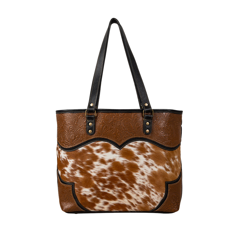 Cattle Brun Canvas & Hairon Bag