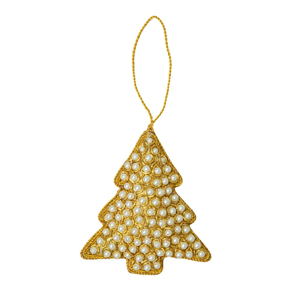 Beaded Cheer Christmas Tree Ornament