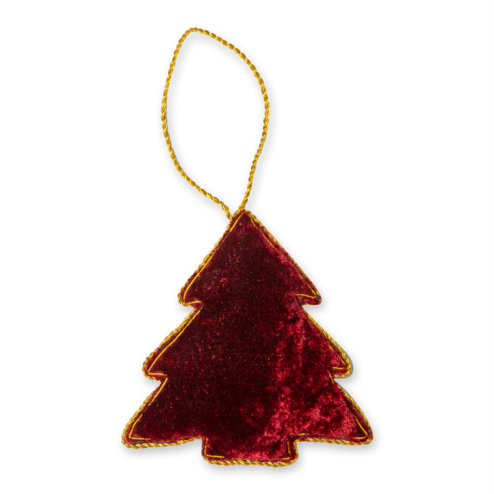 Fanciful Christmas Tree Jeweled Ornament