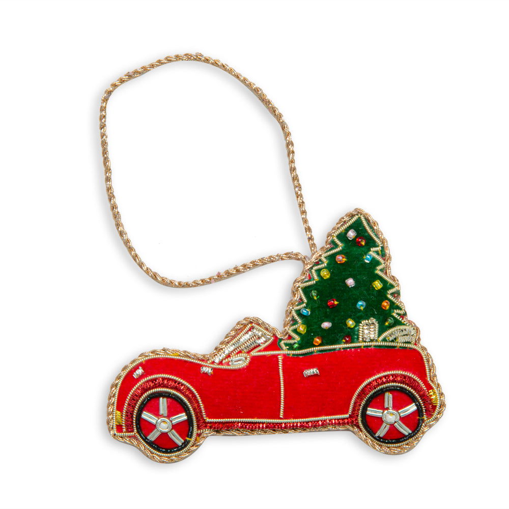 Driving Home To Christmas Ornament