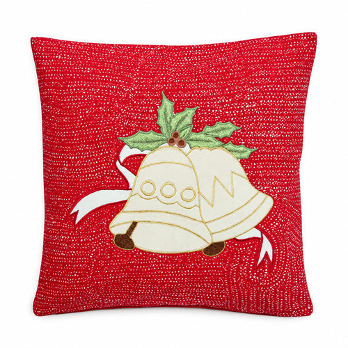 Hear the Bells Christmas Cushion Cover