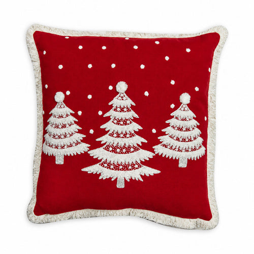 Christmas Tree Hill Cushion Cover