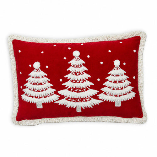 Christmas Tree Hill Cushion Cover