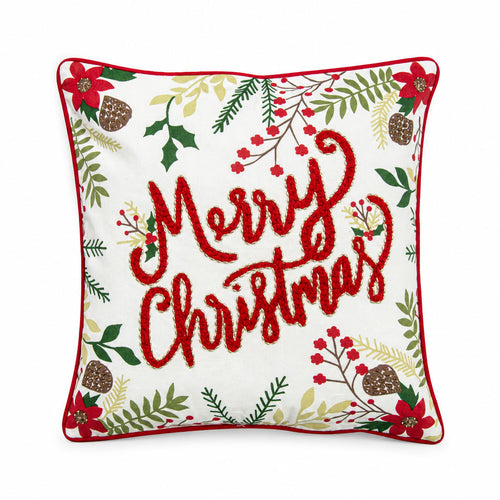 Merry Christmas Vintage Memories Cushion Cover