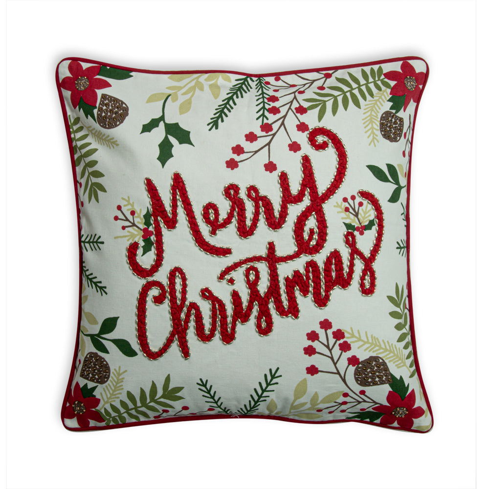 Merry Christmas Vintage Memories Pillow