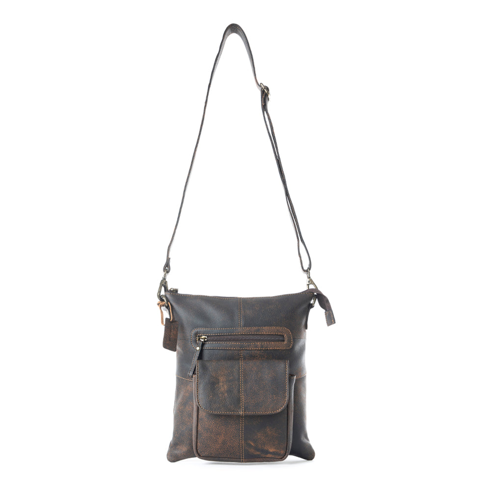 Montana Peak Leather & Hairon Bag