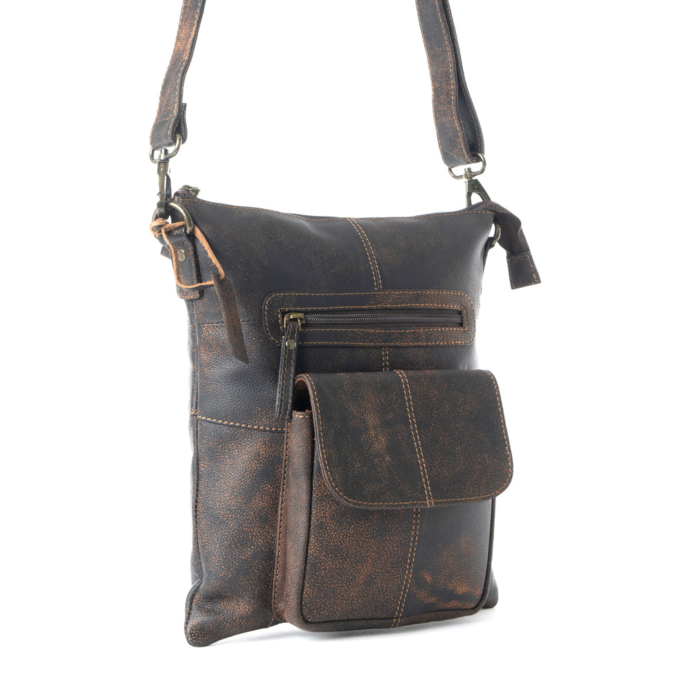 Montana Peak Leather & Hairon Bag