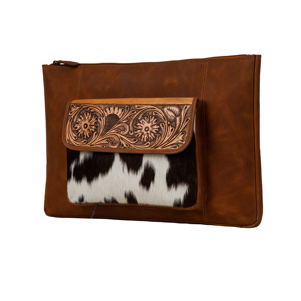 Wynona Hand-Tooled Combo Laptop Sleeve