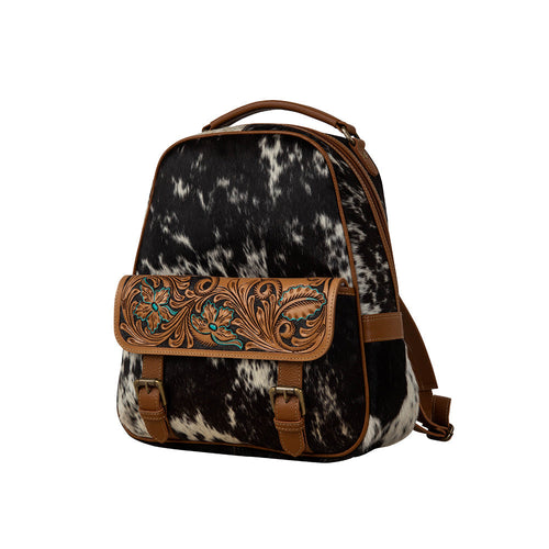 Western Swing Hand-Tooled Backpack Bag