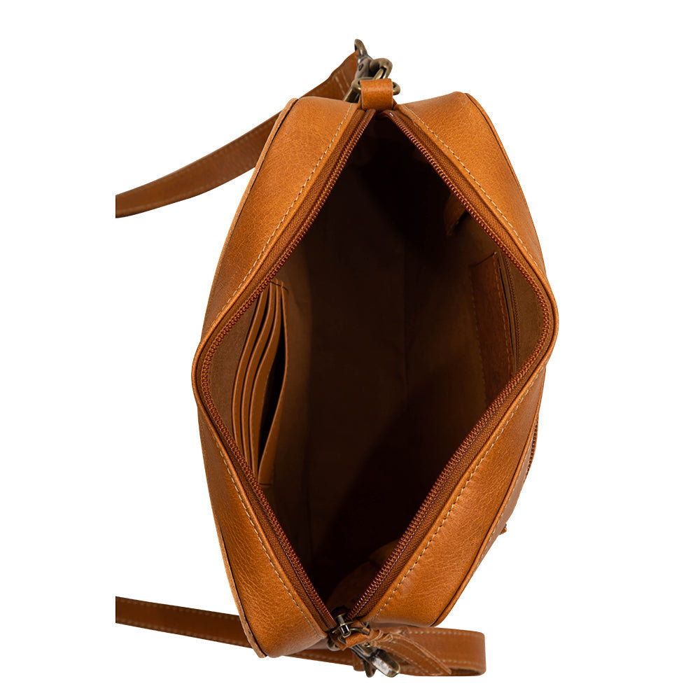 Red River Trail Hand-Tooled Bag