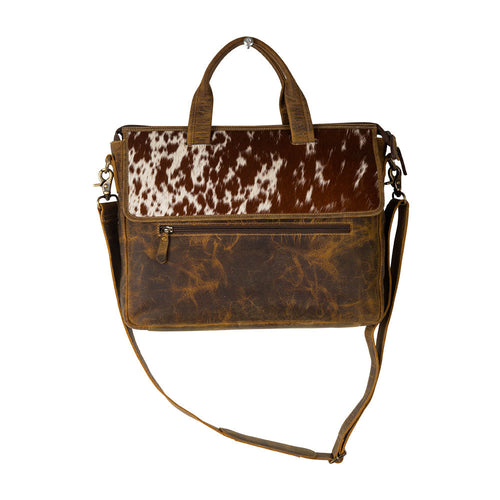Range Acres Leather Satchel Laptop Bag