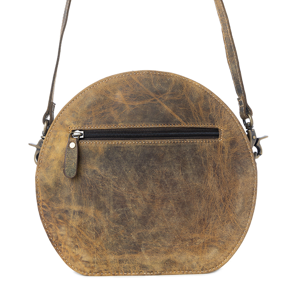 Sand Weaver Round Bag.