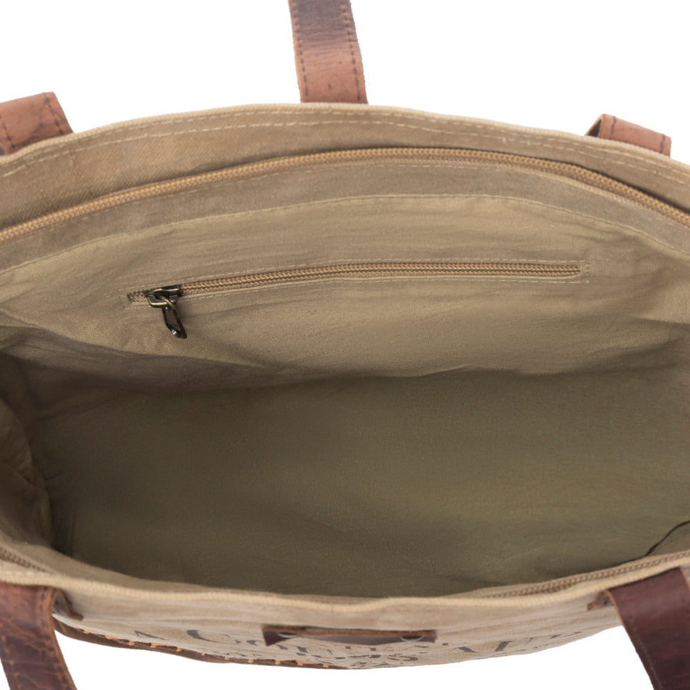 La Couspaude Vintage-Look Tote Bag