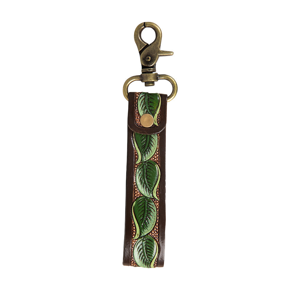 River Valley Hand-Tooled Key Fob