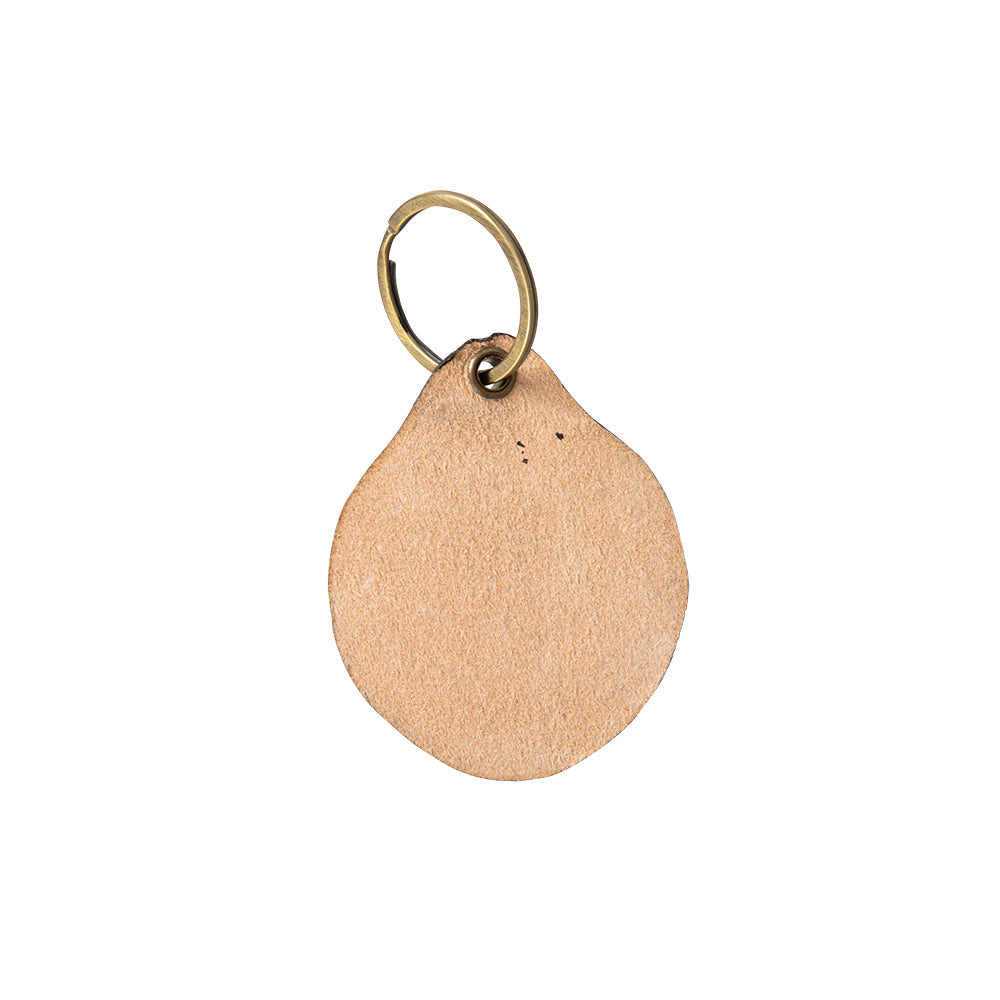 Steer Trail Hand-Tooled Key Fob