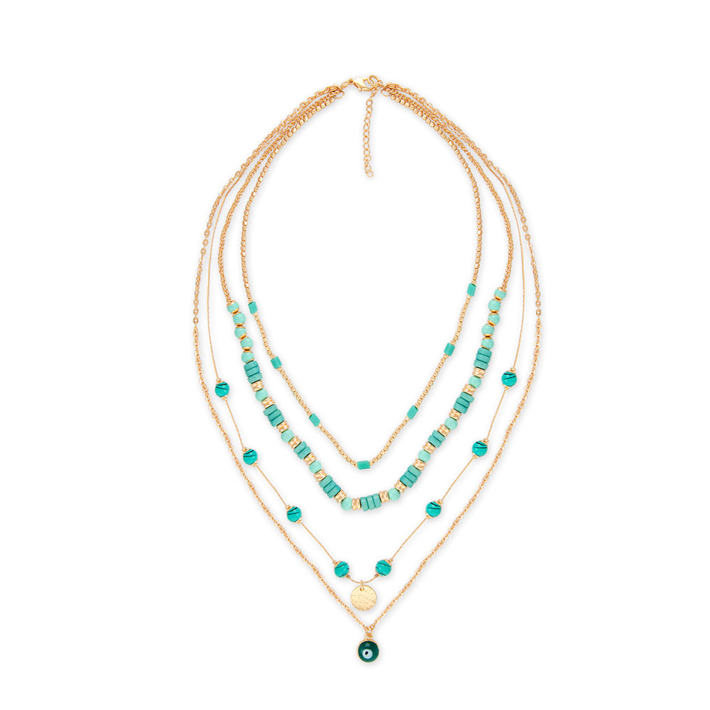 Ocean Breezes Tiered Necklace