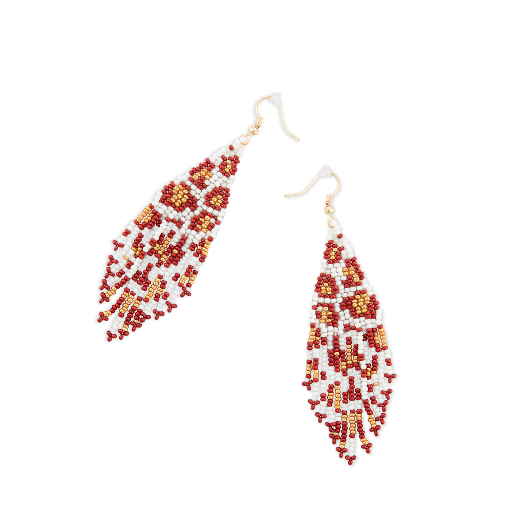 Firefly Flicker Beaded Earrings