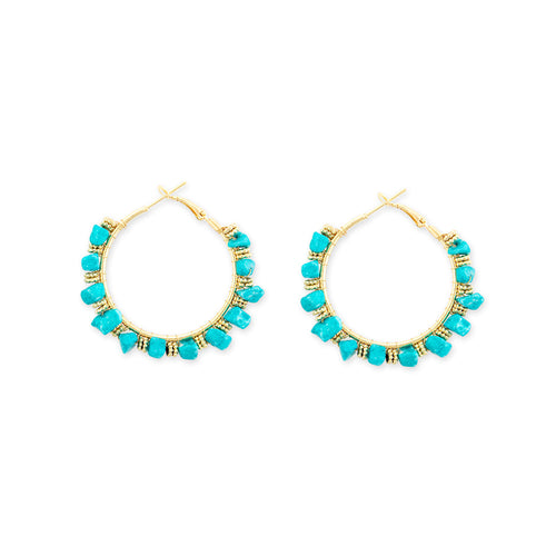 Natureâ€™s Treasures Hoop Earrings