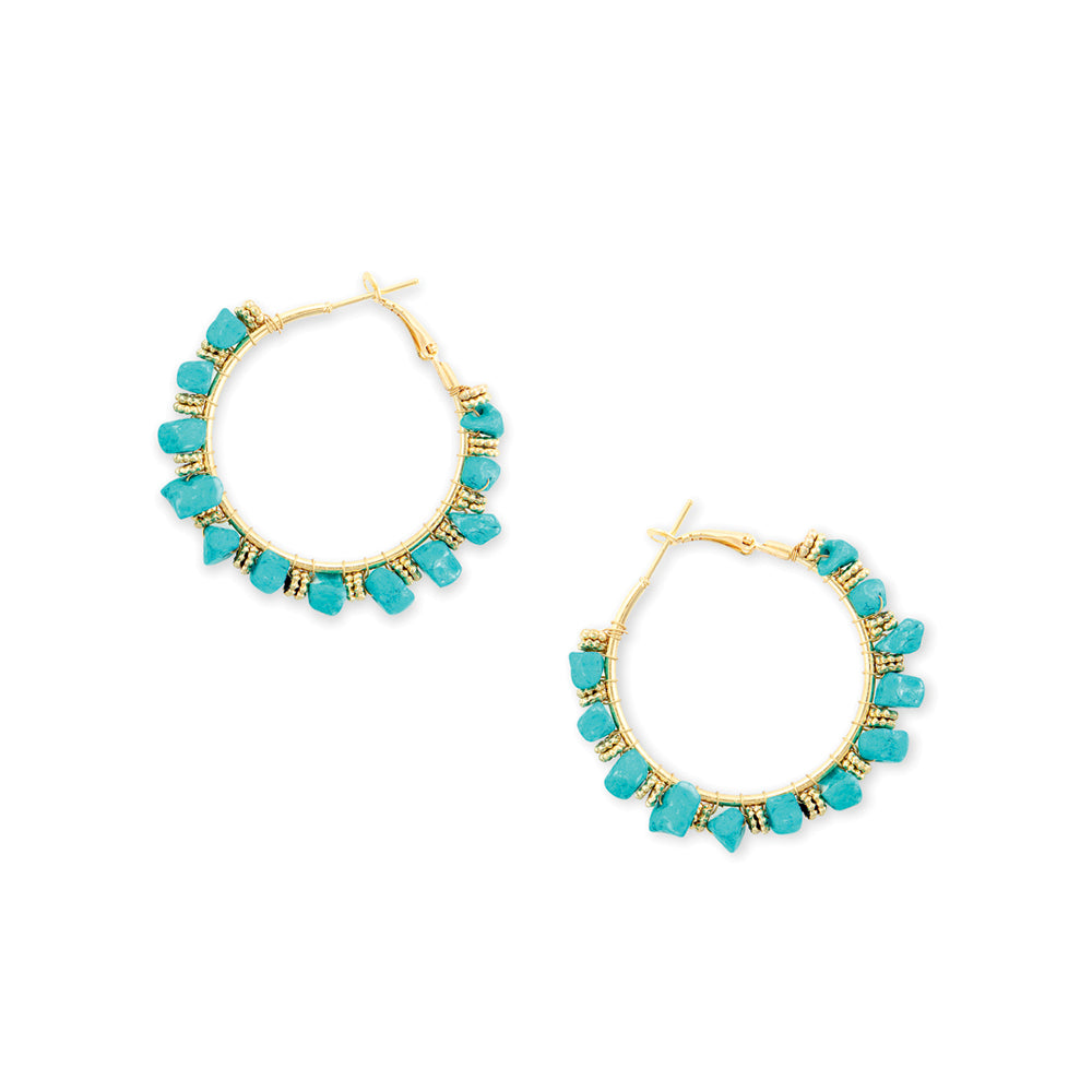 Natureâ€™s Treasures Hoop Earrings