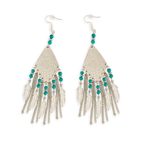 Sun Ray Splendor Silver Earrings