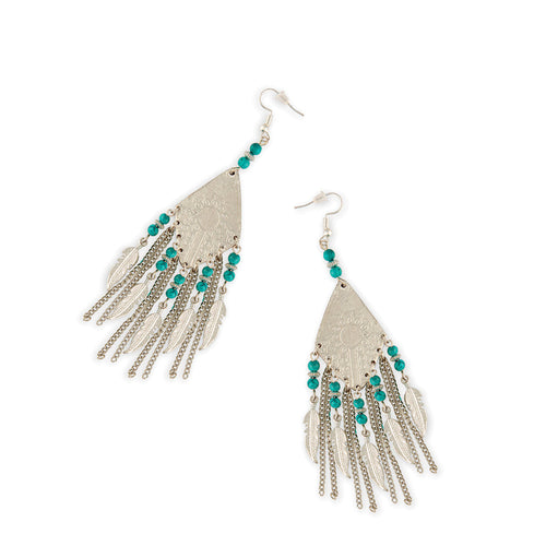 Sun Ray Splendor Silver Earrings