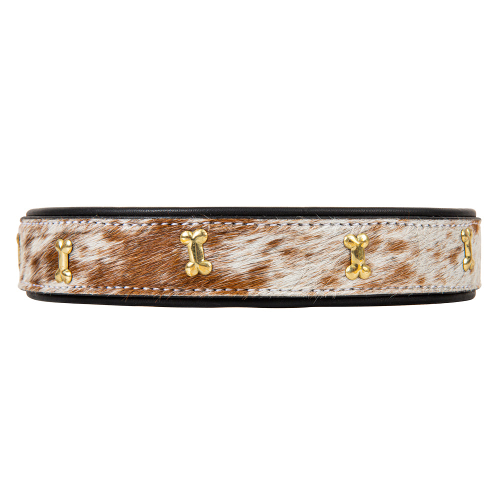 Chissum Hair-On Hide Dog Collar