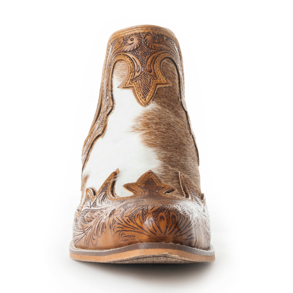 Frisco Falls Hair-on Hide & Hand-tooled Boots