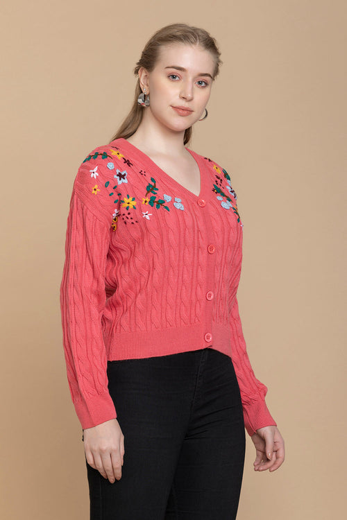 Alayna Floral Embroidered Sweater