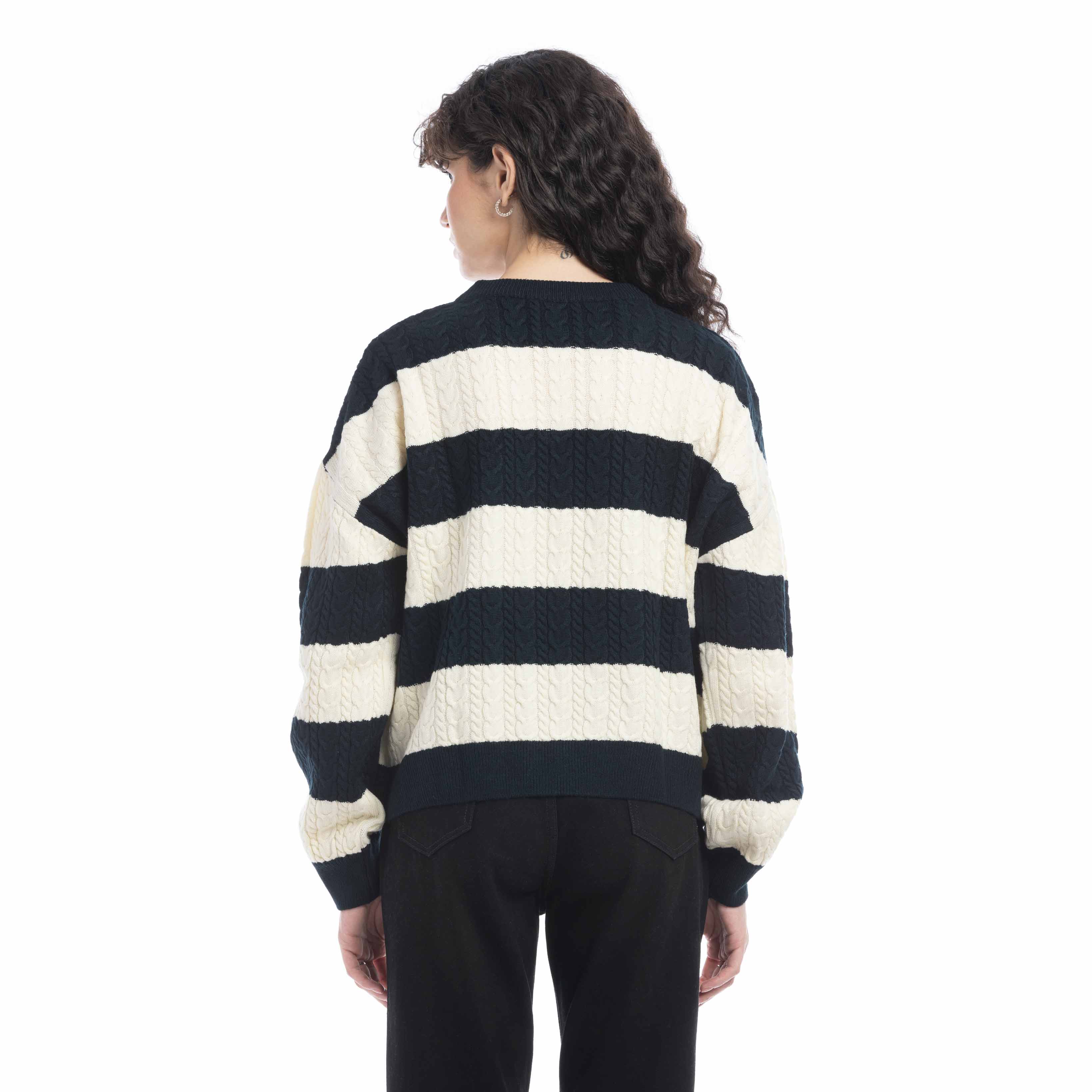 Logan Striped Knit Sweater