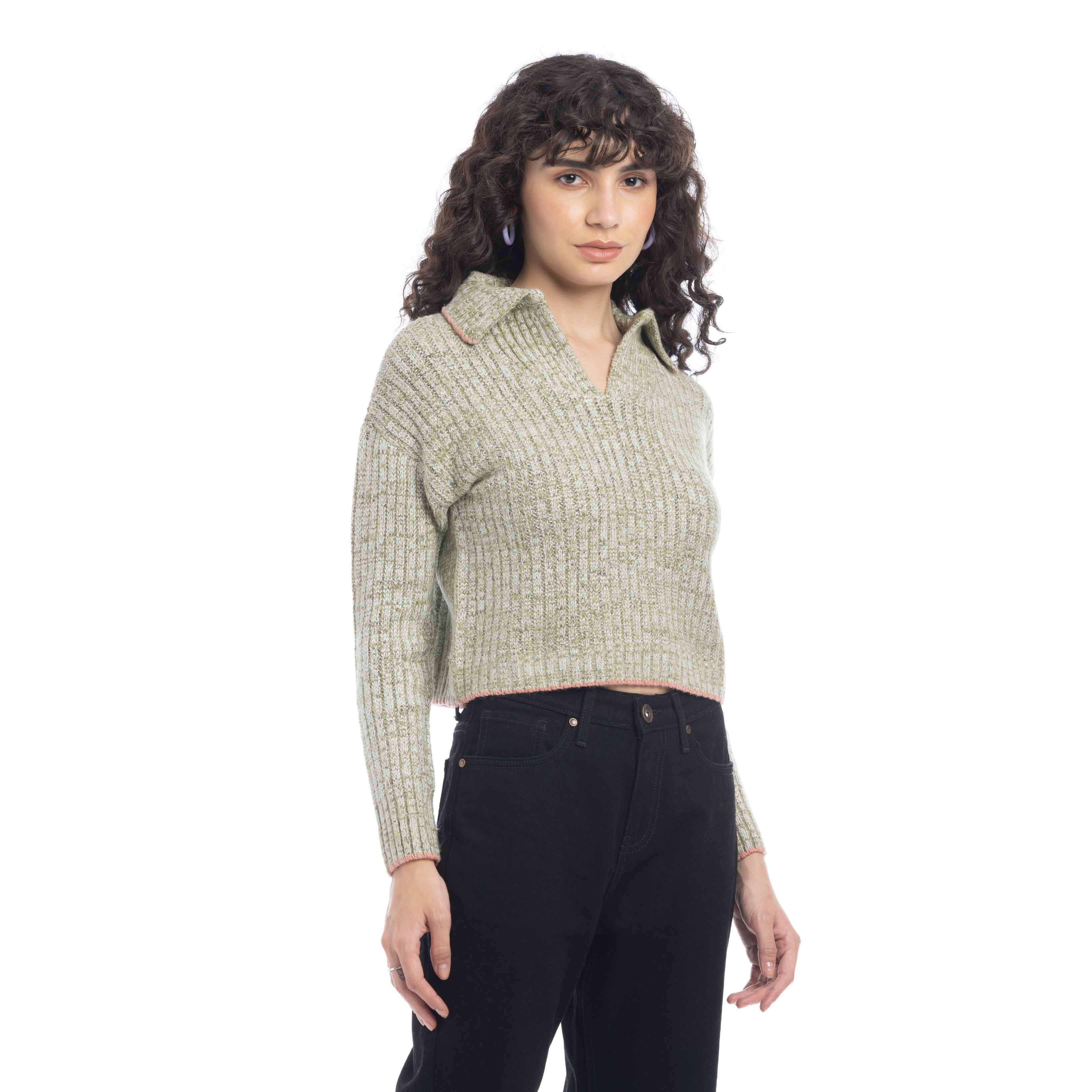 Hallie Contoured Knit Sweater