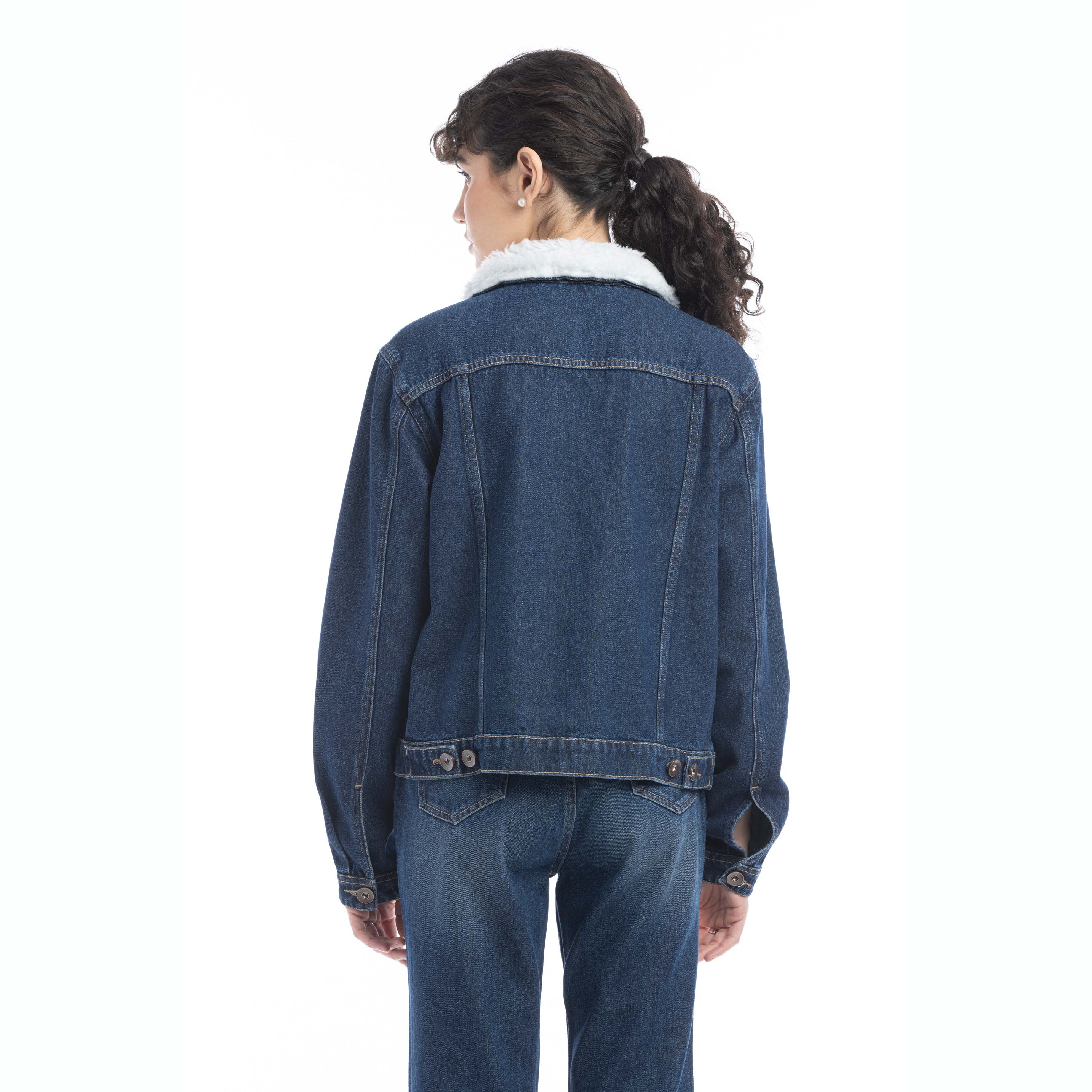 Addilyn Fleece Lined Denim Jacket