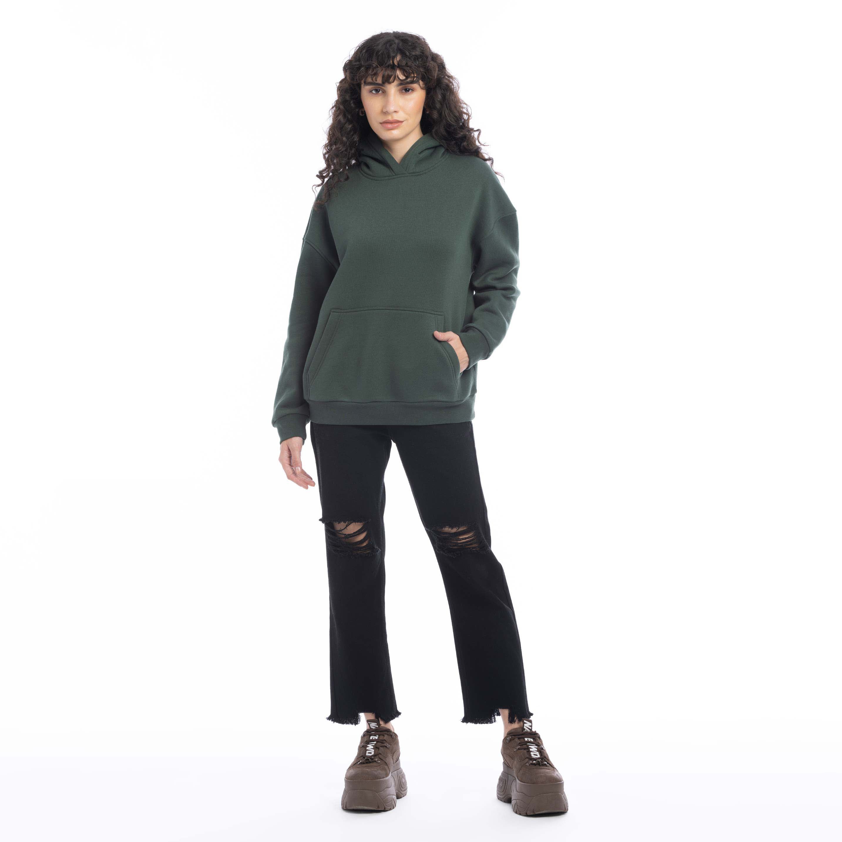 Carmen Hoodie in Forest Green