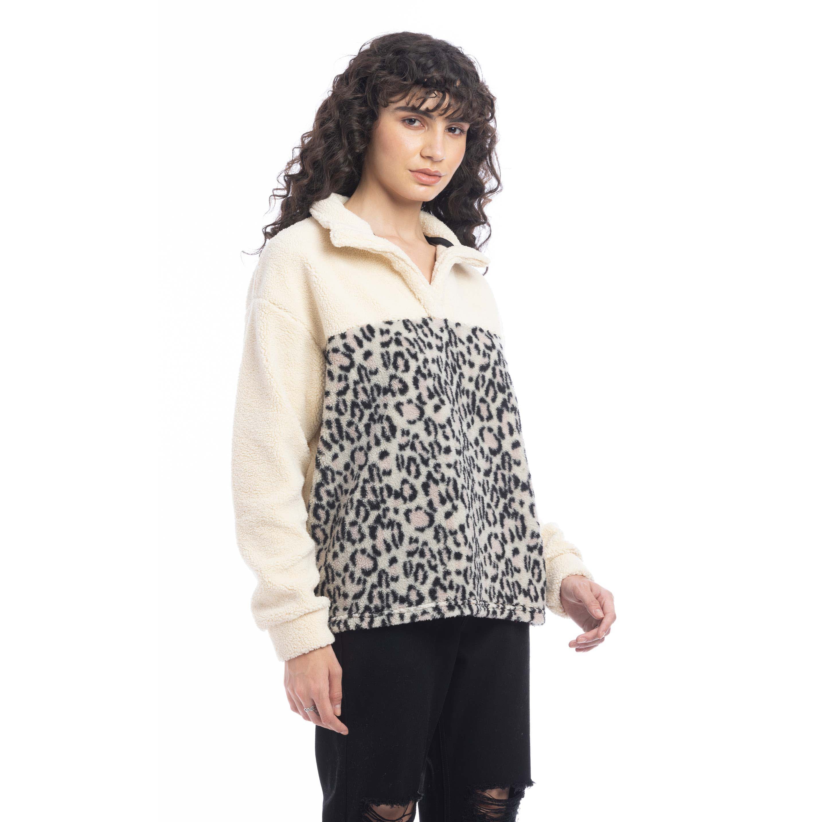 Bristol Animal Print Fleece Jacket