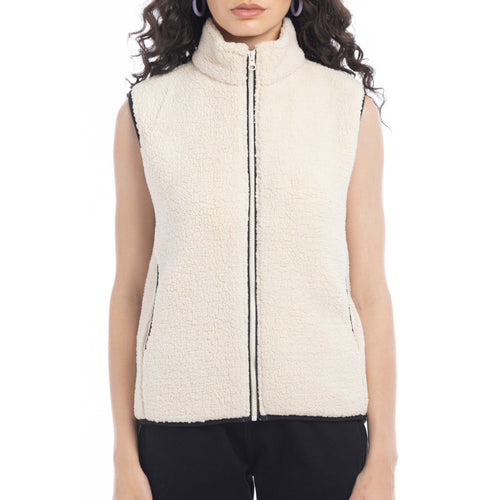 Jazlyn Zippered Fleece Jacket Vest