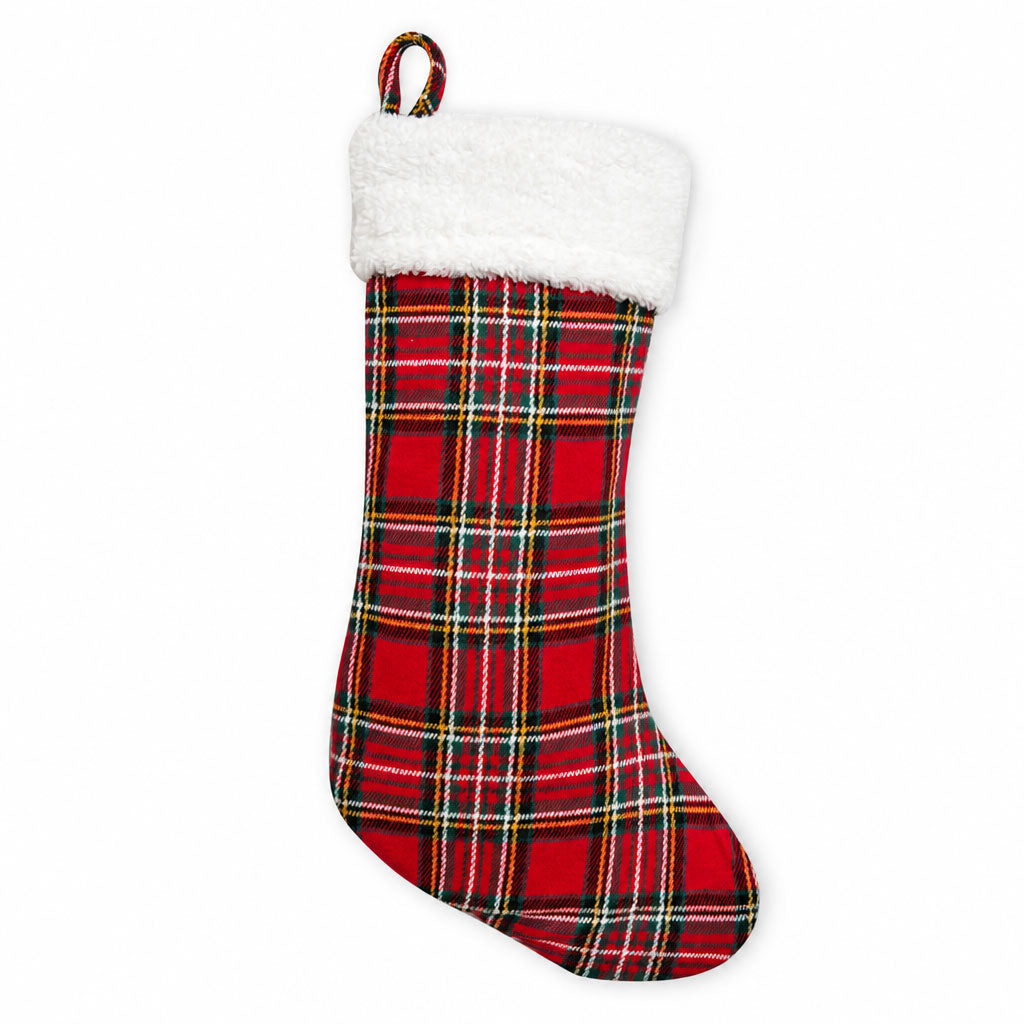 Plaid A??lenty Stocking