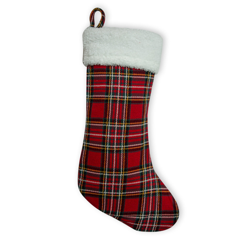 Plaid A??lenty Stocking