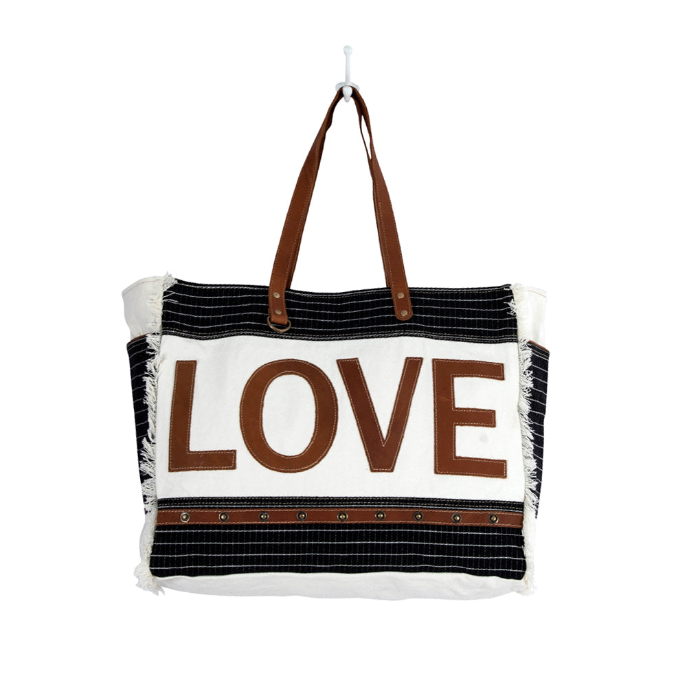 Letters Of Love Weekender Bag