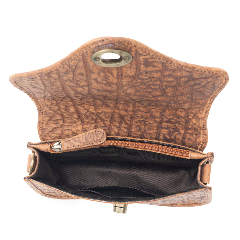 Swift Rider Leather & Hairon Bag