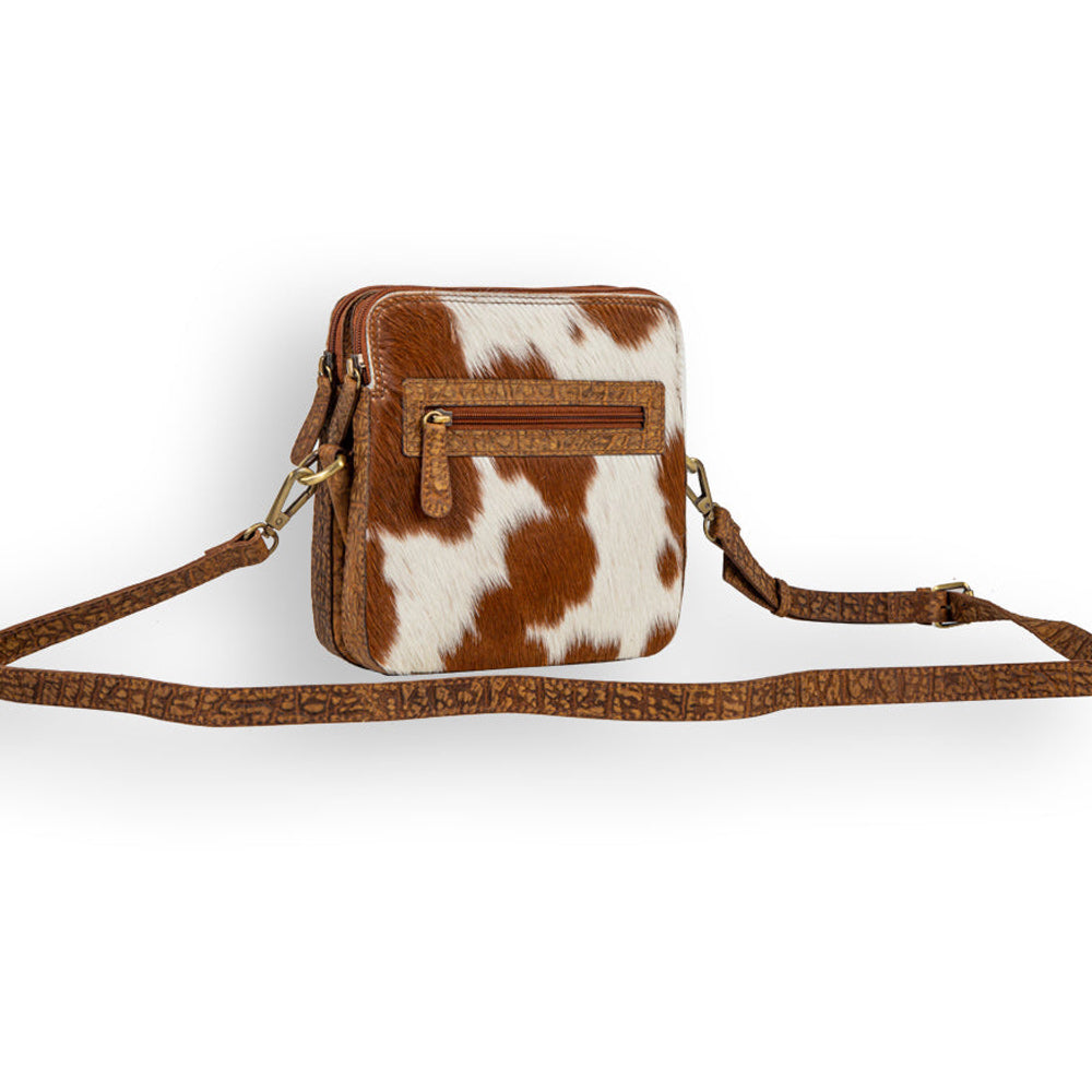Swift Rider Leather Hairon Bag