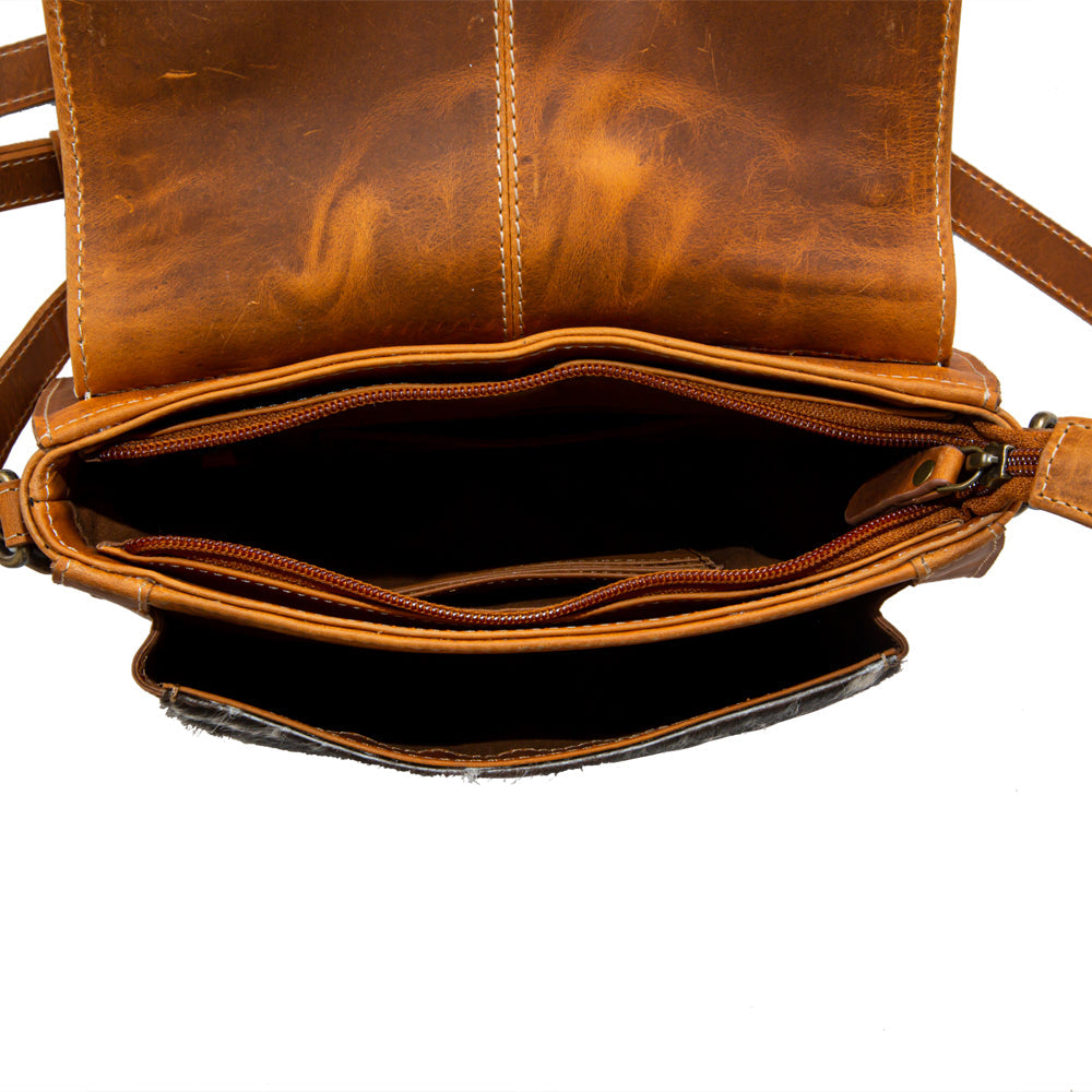 Samson Trails Leather & Hairon Bag
