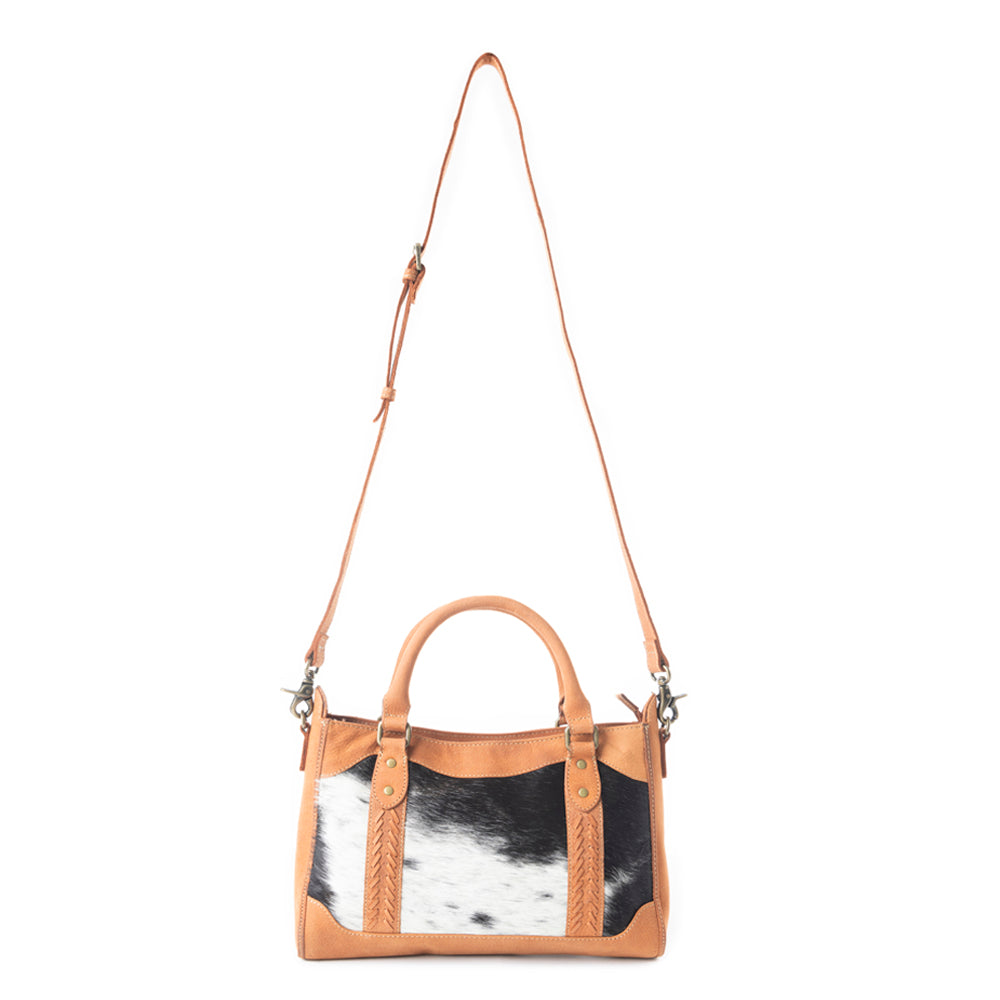 Samson Trails Accent Shoulder Leather Hairon Bag