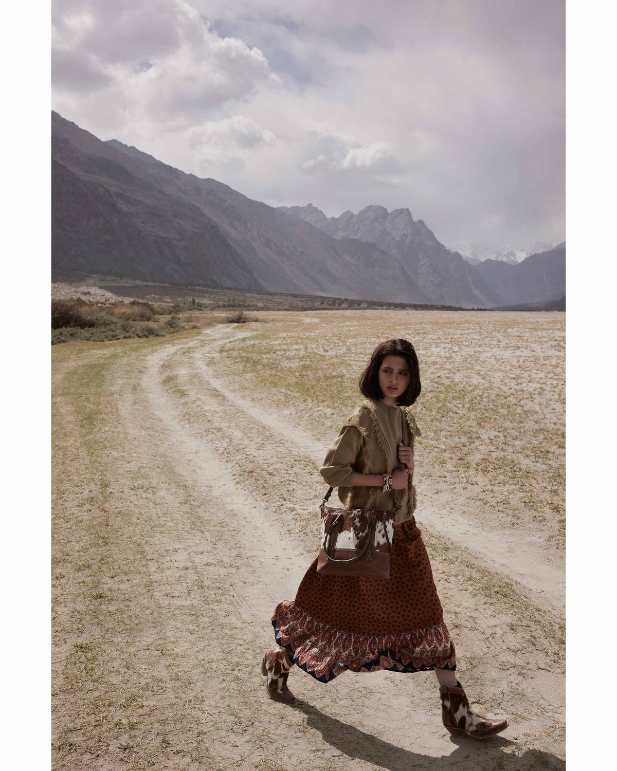 Dennison Rodeo Canvas Hairon Bag