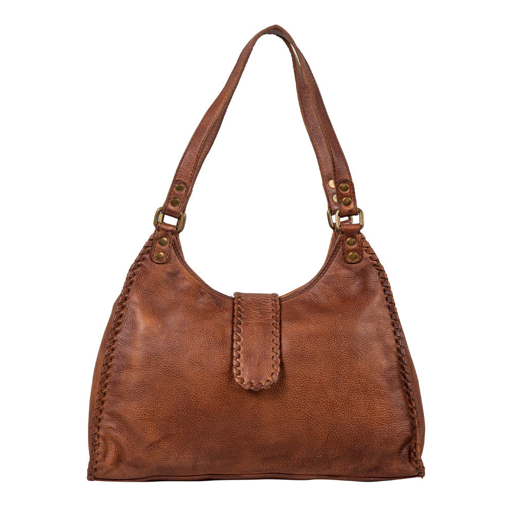 Lobeth Accent Hairon & Leather Bag
