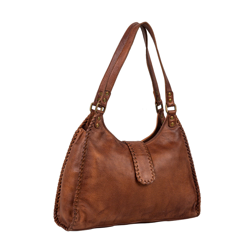 Lobeth Accent Hairon & Leather Bag
