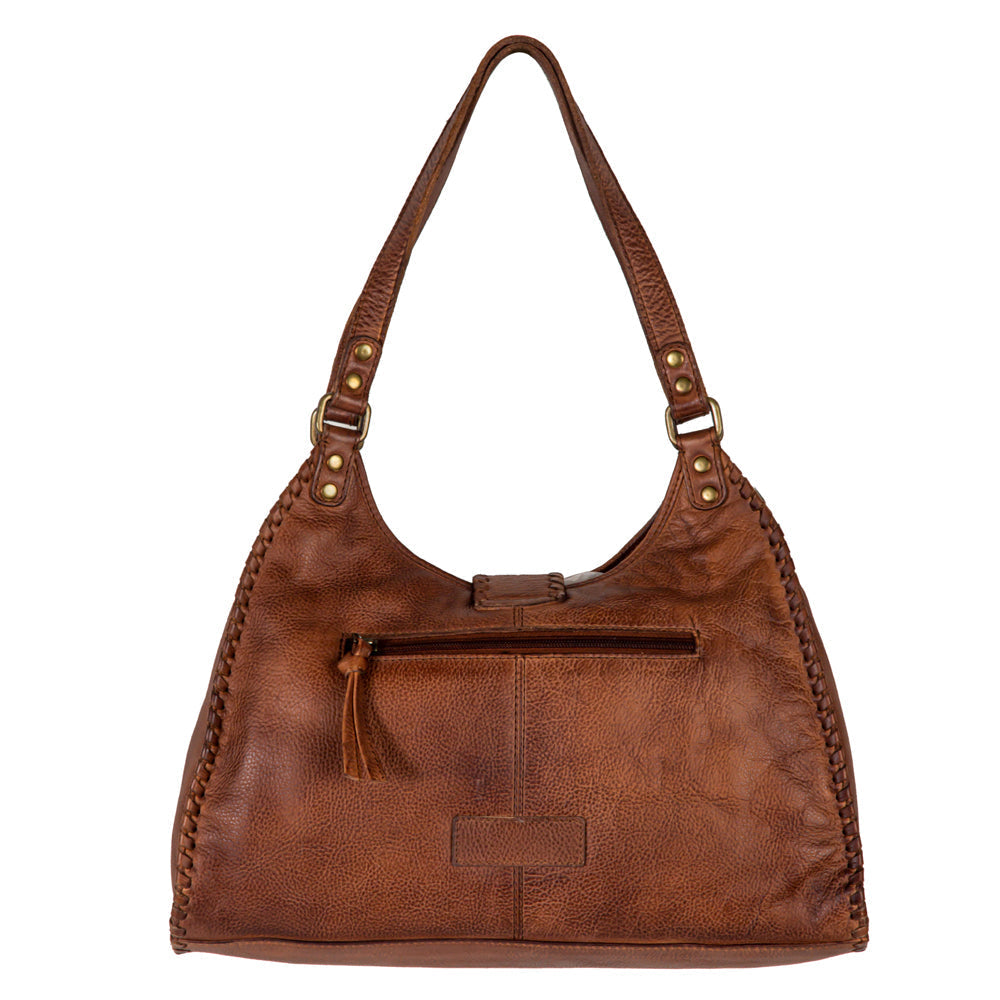 Lobeth Accent Hairon & Leather Bag