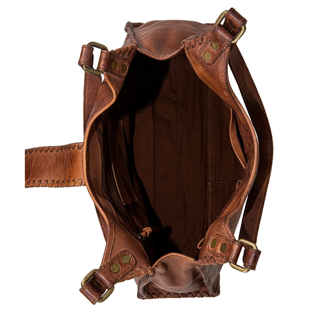 Lobeth Accent Hairon & Leather Bag