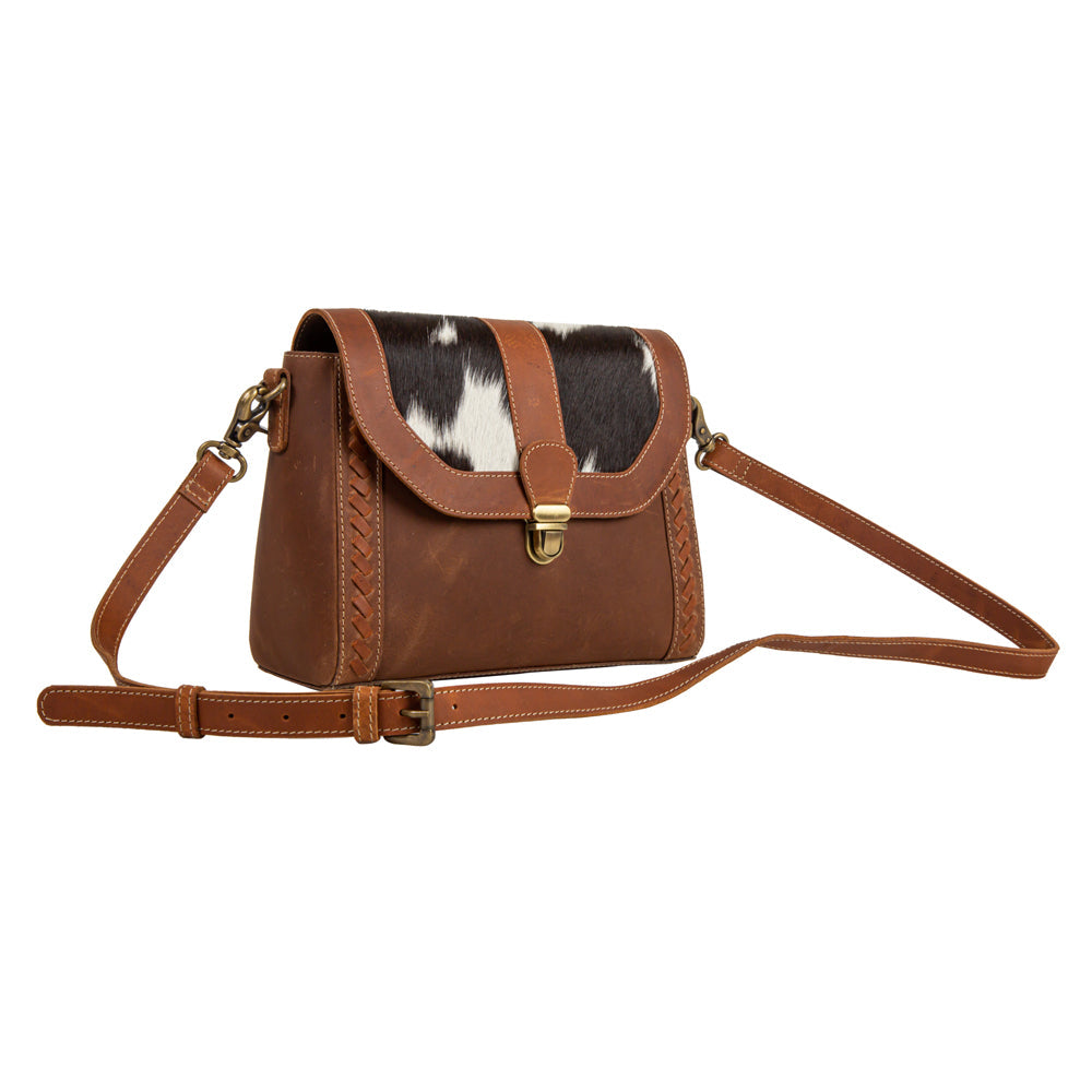 Steer Crest Falls Leather Hairon Bag