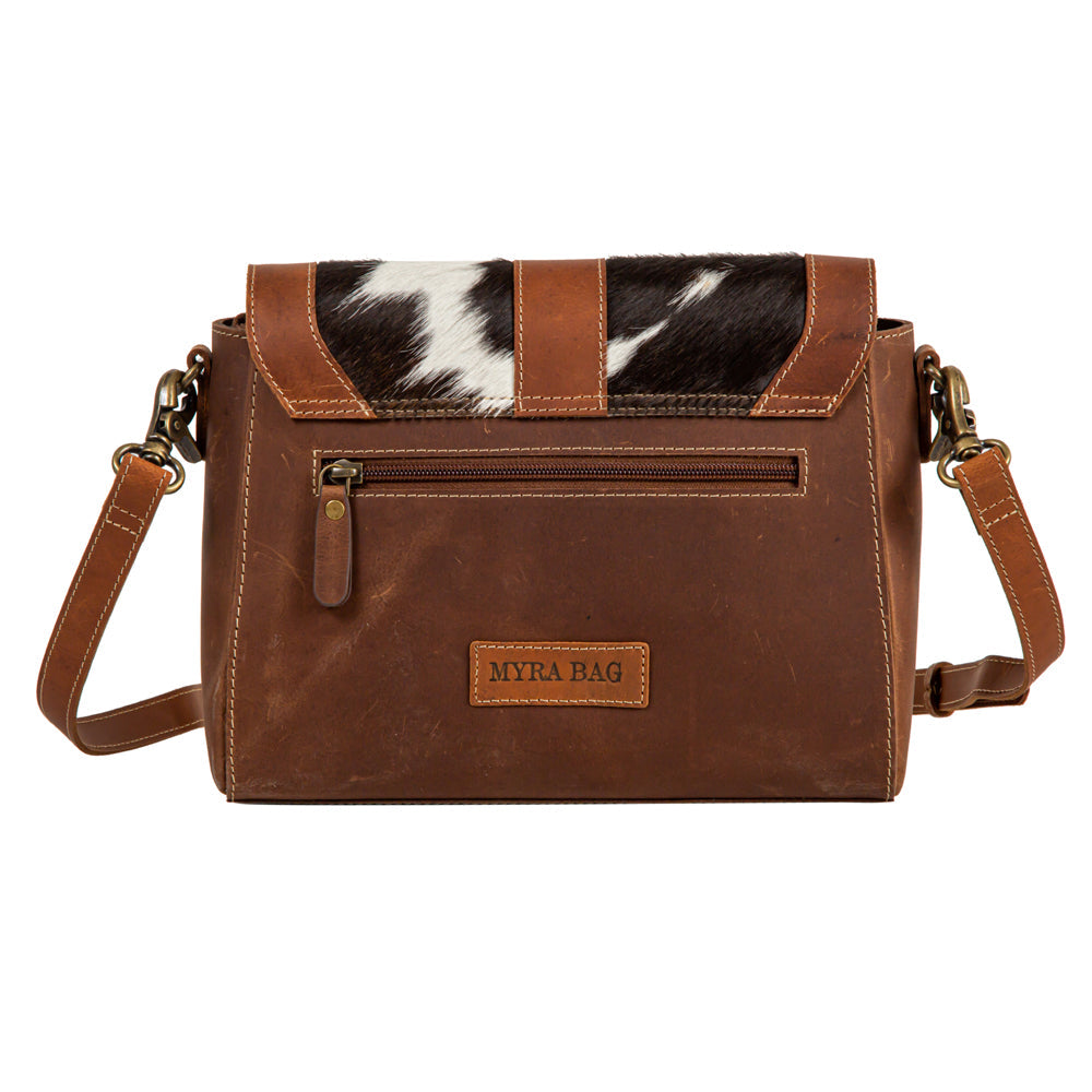 Steer Crest Falls Leather Hairon Bag