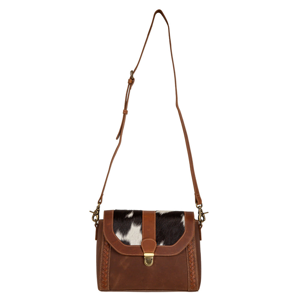 Steer Crest Falls Leather Hairon Bag